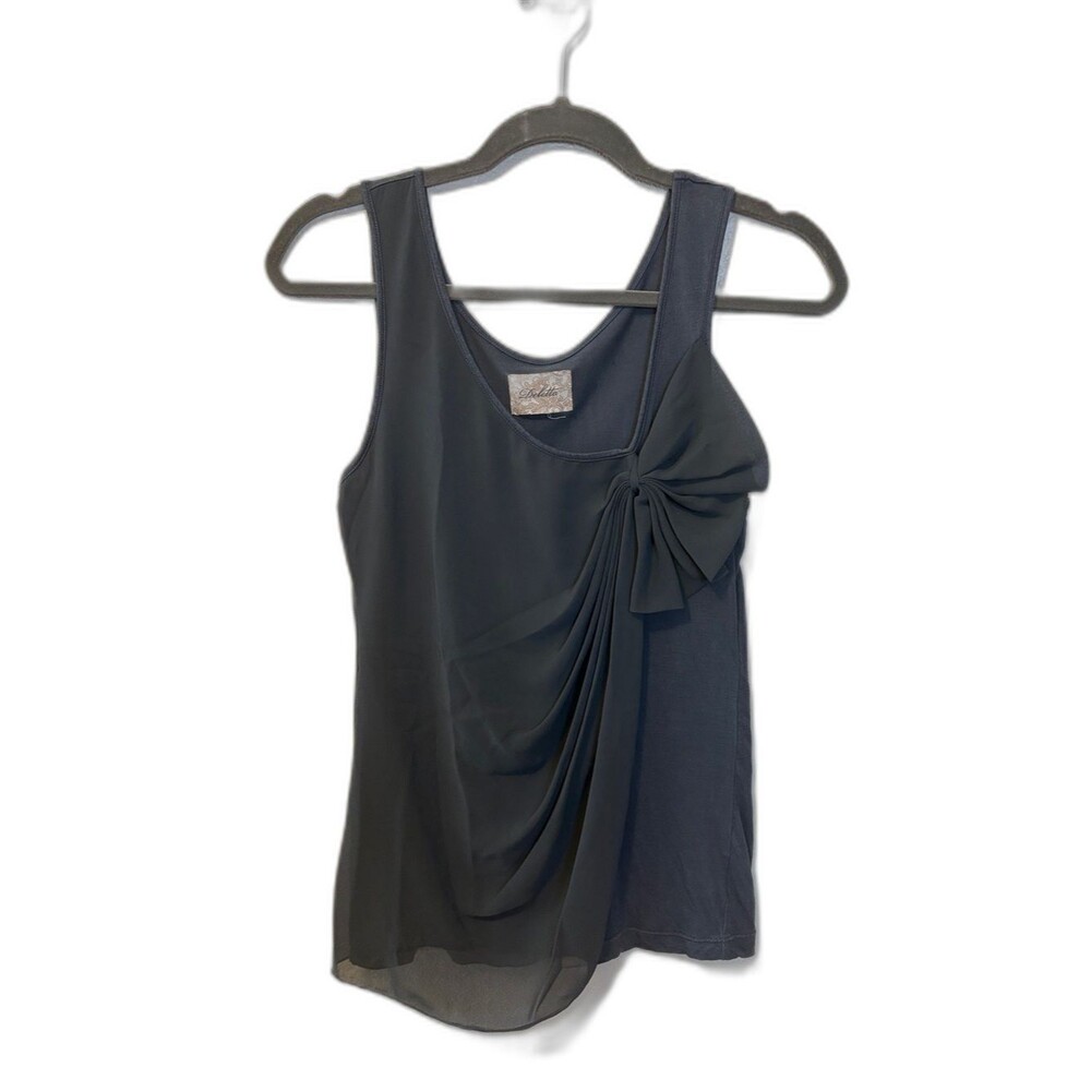 Charcoal gray dressy tank top 
Small